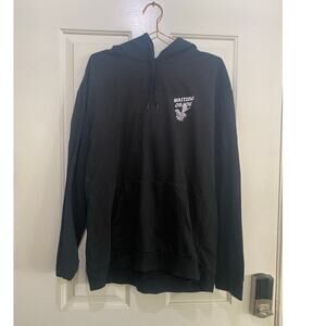 Retrofit Men's Black Waiting On You Long Sleeves Kangaroo Pocket Hoodie Size XL